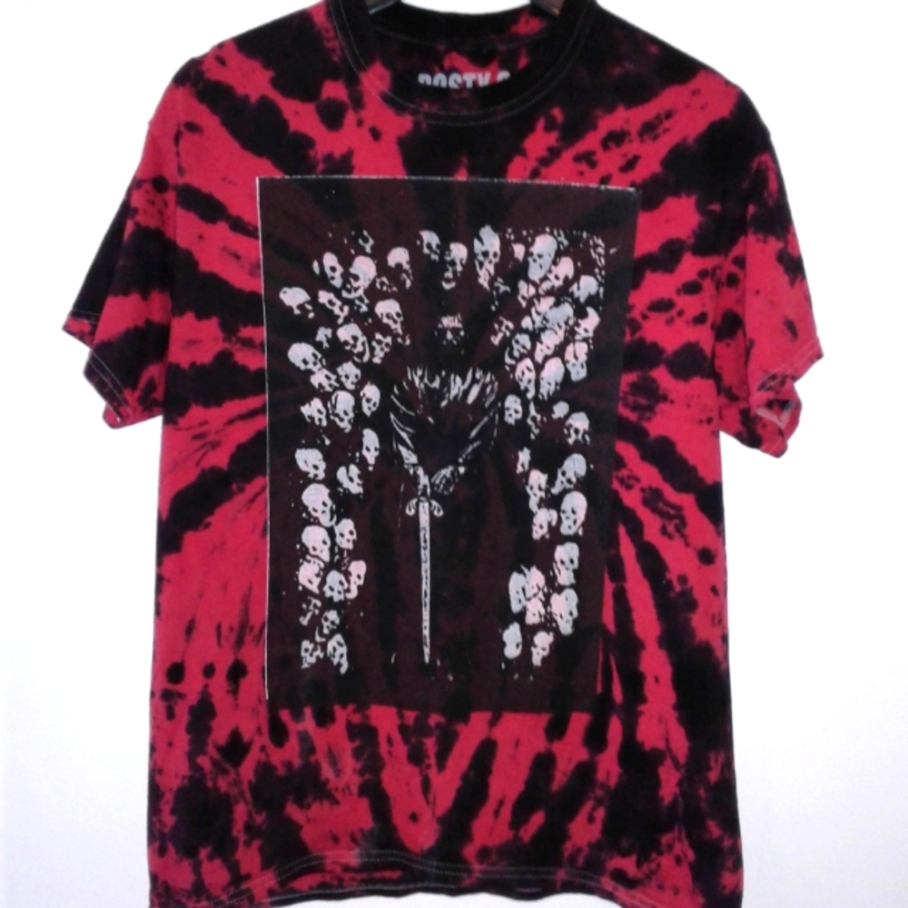 Post Malone Hollywood’s Bleeding 2019 Tour Tie Dye T-Shirt Size M Posty Co